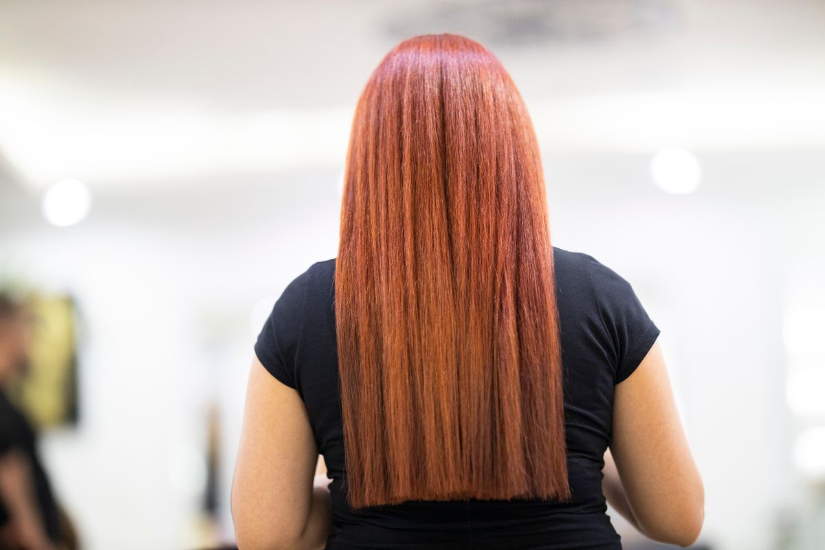 Longs cheveux sains et brillants